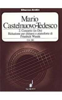 castelnuovo tedesco m. - concierto nº2 do - op.160