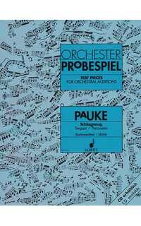 album - orchester probespiel (timpani / percusion) -