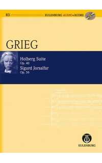 grieg e. - suite holberg - op.40 (eulenburg) (bolsillo)