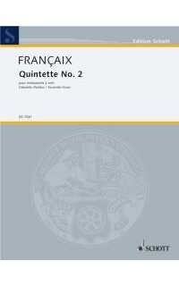 francaix j. - quinteto viento nº 2 partitura