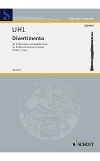 uhl a. - divertimento 3 clarinetes (general) -