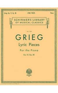 grieg e. - piezas liricas v.1-2 - op.12/38