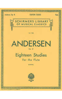 andersen j. - pequeños estudios (18) - op.41 (fl)
