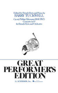 telemann g.p. - concierto re m - trompa y piano-