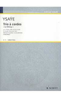 ysaye e. - trio "le chimay" cuerdas op.postumo