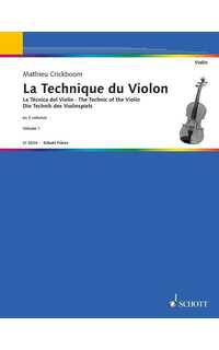 crickboom m. - tecnica del violin v.1 -