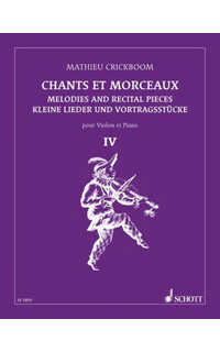 crickboom m. - chants et morceaux v.4 - violin -