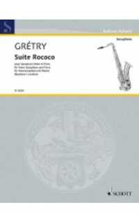 gretry m. - suite rococo saxofon tenor (tran.bazelaire)
