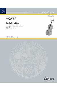 ysaye e. - meditacion op.16 - violonchelo y piano