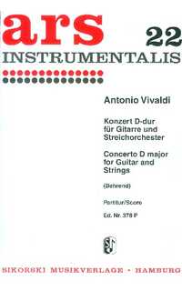 vivaldi a. - concierto re (guitarra y piano)