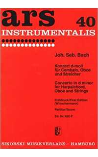 bach j. s. - concierto rem bwv 1059 set partes