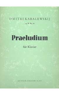 kabalevsky d. - preludio op.38 nº 24