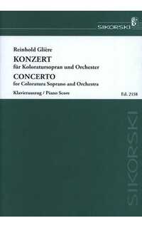 gliere r. - concierto soprano coloratura op.82