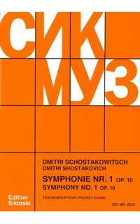 shostakovich d. - sinfonia nº1 -op.10 (bolsillo)
