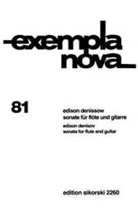 denisov e. - sonata flauta y guitarra