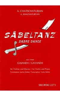 kachaturian a. - danza del sable- violin y piano