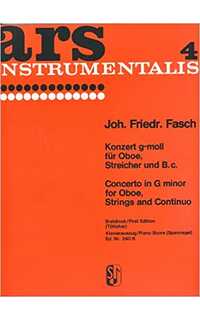 fasch j.f. - concierto sol m -