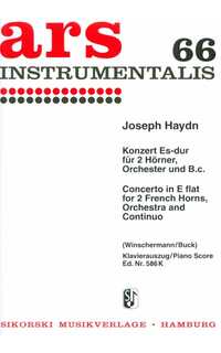 haydn j. - concierto mib m - 2trompas y piano -