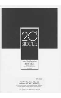 kachaturian a. - concierto flauta y piano