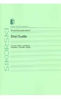 shostakovich d. - 3 duos para dos violines y piano