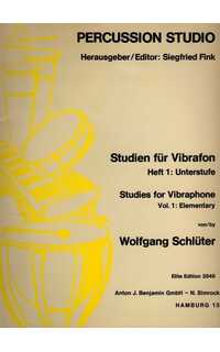 schluter w. - estudios v.1 vibrafono elemental