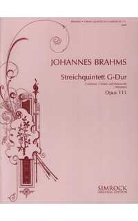 brahms j. - quinteto nº2 sol m (pt) 2v/2va/vc - op.111