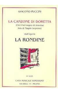 puccini g. - chi il bel sogno canzone di doretta soprano