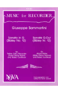 sammartini g.b. - sonata sol m -