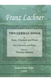 lachner f. - canciones alemanas (2) sop/clp -