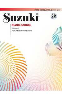 suzuki s. - escuela de piano v.3 (libro+cd)
