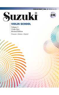 suzuki s. - escuela de violin v.3 libro+cd - revisada