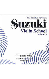suzuki s. - escuela de violin v.3 (solo cd) -