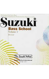 suzuki s. - escuela de contrabajo v.2 ( solo cd)