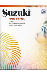 suzuki s. - escuela de piano vº1 (libro+cd)
