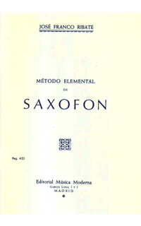 franco ribate j. - metodo elemental de saxofon