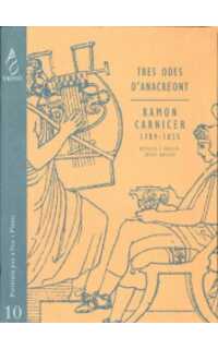 carnicer r. - tres odas de anacreon