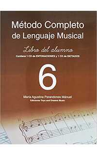 perandones m.a. - metodo completo de lenguaje musical v.6º alumno +cd