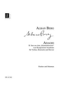 berg a. - adagio clarinete- violin y piano