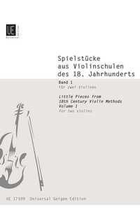 album - pequeñas piezas de metodos siglo 18 v.1 - 2 violines