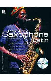 album - playalong saxophone latin + cd