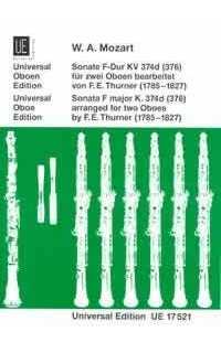 mozart w.a. - sonata fa m (2ob) - kv.374d (376)