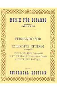 sor f. - estudios (12) - op.60 (revisión: scheit)