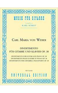 weber c.m. - divertimento - op.38