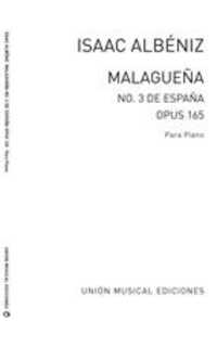 albeniz i. - malagueña de españa - op.165 nº3