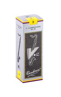 caña clarinete bajo - vandoren v-12 nº 3