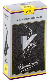 caña sax alto - vandoren v-12 nº 2 1/2