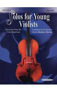 barber - solos for young violists v.5 -(vla/p)
