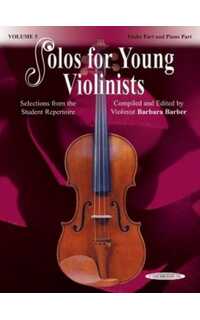 barber b. - solos for young violinist v.5 - (v/p)