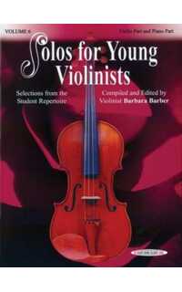 barber - solos for young violinist v.6 - (v/p)