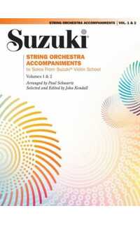 suzuki s. - string orchestra accompaniments .v 1-2